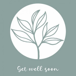 Wenskaart - Get well soon