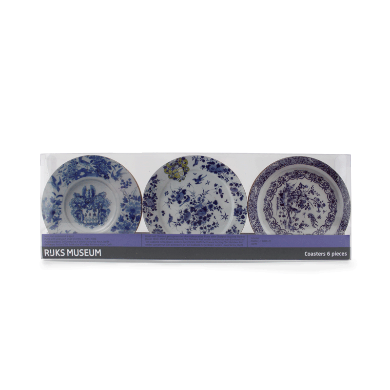 Onderzetters - Delft Blue Plates, Rijksmuseum